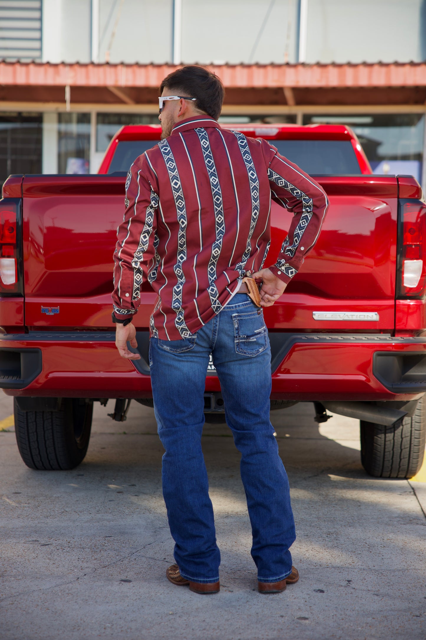 Worhbros FR Maroon Pattern Shirt
