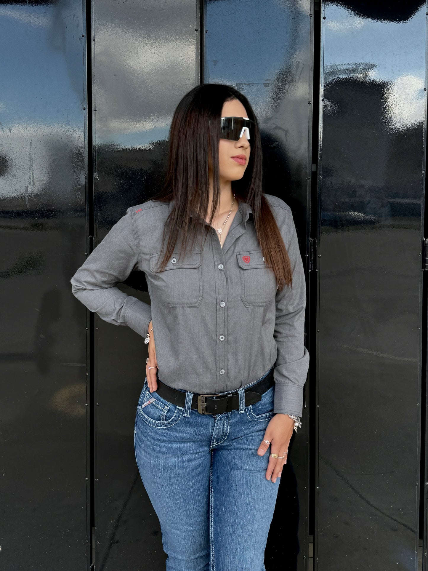 ARIAT FR Gray Shirt