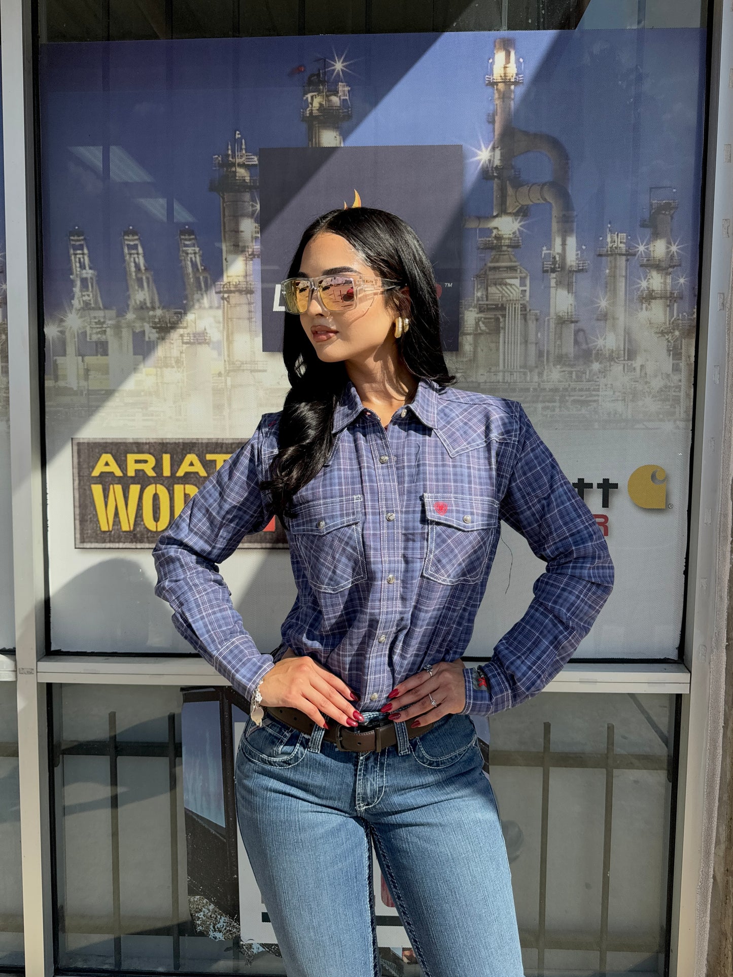 ARIAT Colony Blue FR Shirt