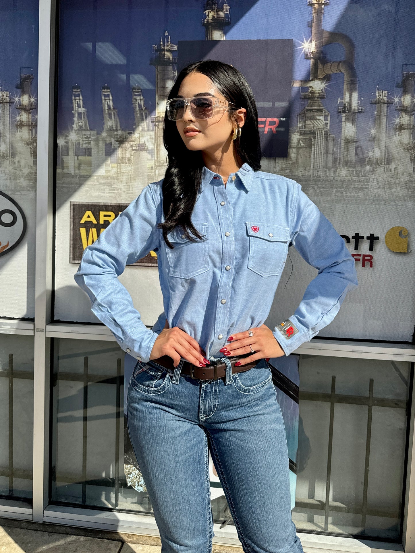 ARIAT FR Blue Shirt