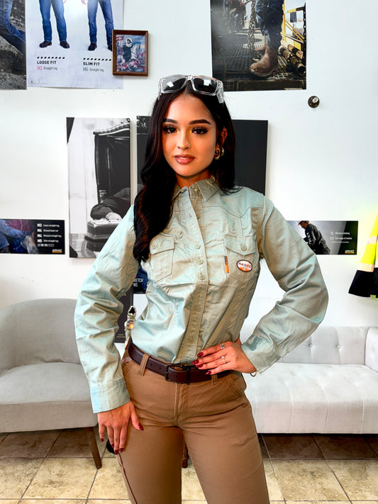 RASCO Sage Green FR shirt